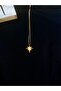 Steel Gold Polar Star 60 cm Necklace Unisex - 8
