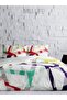 Crimson Turquoise Ranforce Genc Fashion Double Duvet Cover Set - 3