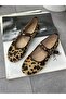 Leopard (Berry) Flat Sole Women's Ballerinas