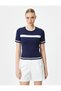 Short Sleeve Sweater Knitwear Crew Neck Jacquard - 3