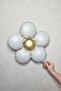 Retro Bear and 3 Retro Daisy Foil Balloons Set - 6