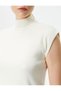 Turtleneck Knitwear Top Sleeveless - 5