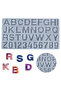 Epoxy Flat Hole Capital Letter Mold Silicone - 2