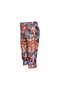 Brown Forest Animals Girl's Patterned Knee Length Leggings Capri - 2