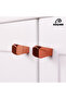 Quartz Rose Button Handle Luxury Country Kitchen Furniture Cabinet Drawer Handle - 4