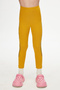 Mustard New York Printed Shawl-Like Girls' Winter Leggings - 2