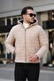 Men's Slim-Fit Hooded Suede Coat - 4