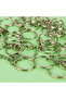 100 Pieces Chain Keychain Ring Macrame Keychain - 3