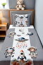 Cat and Child Astronaut Space Patterned Pique Set - 2