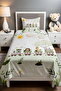 Nature Safari Train Patterned Pique Set