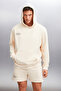 Pawan Men's Fleece Inside Print Detailed Vanilla Sweatshirt - 3