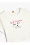 Cotton Short Sleeve T-Shirt - Cat Printed, Crew Neck - 3