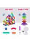 Magnetic Balls and Rods Set, Educational Magnet Building Sticks Blocks 3D Puzzle Toy for Kids - 4