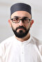 Gray Quilted Ottoman Tughra Embroidered Patterned Prayer Cap - 6