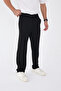 Men's Winter Lycra Baggy Fit Comfortable Black Fabric Trousers - 4