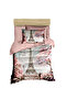 Paris Eiffel Tower Watercolor Single Young Bedding Set