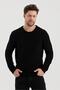 Cycling Collar Striped Textured Regular Fit Sweater (E24-Eze-10) - 3