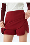 High Waist Mini Double Breasted Shorts Skirt - 5
