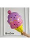 6 Years Old Slim Cream Ice Cream and Candy Balloon Set - Birthday Concept - 2