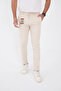 Men's Seasonal Jogger Slimfit Mold Waist Half Elastic Lycra Stone Linen Trousers - 2
