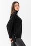 Selanık Slit Old Money Knitwear Blouse 171014 Black - 4