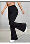 Black Spanish Pants Lycra Jean Comfortable Fit Jeans Women's Trousers Large Size