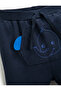 Jogger Sweatpants Elephant Printed Kangaroo Pocket Tied Waist - 3