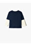 New Year Themed Snoopy Printed Licensed T-Shirt Long Sleeve Crew Neck - 2