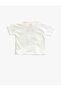 Ecru Baby Boy Crew Neck Regular Fit Printed T-Shirt 5Smb10076Tk-A - 2