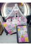 70X110 Baby Sleeping Set - Luxury Mosquito Net and Apparatus Included - Cute Animals 107-37