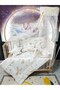 70X130 Baby Sleeping Set - Mosquito Net and Apparatus Included - Moon Cloud Star 152-35 - 2