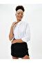 Ruffle Shirt Classic Collar Long Sleeve Cotton