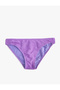 Bikini Altı Dokulu Normal Bel