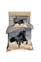 Black Horse Running Single Young Duvet Cover Set