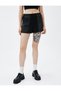 Mini Shorts with Elastic Waist and Pocket Detail - 3