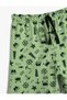 Shorts Tie Waist Printed Cotton - 3