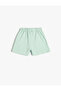 Shorts Pocket Tied Waist Print Detailed Cotton - 2