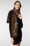 Chain Patterned Brown Women's Shawl - 2