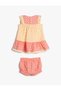 Dress Sleeveless Ruffle Matching Shorts Detailed 2-Piece Cotton - 3