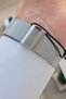 Metalic Black Color Straw Cord Men's Wristwatch with Calendar - 4