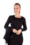 Set rochie neagră decolteu larg 24267 - 4