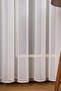 Silk Crepe Plain Simple Stylish Tulle Curtain with Tight Pleats - 7