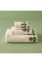 100% Cotton Indian Face Towel Beige (50X70 cm) - 3