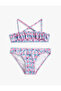 Bikini Set Ruffled Thin Straps