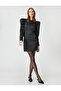 Satin Mini Evening Dress with Open Back Bow Detail - 3