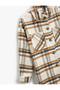 Oversize Shirt Jacket with Pocket Detail - 7