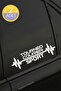 Ford Tourneo Courier - White Auto Sticker with Pulse Heartbeat Rhythm 2 Pieces 20*