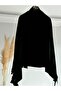BLACK FLEECE SCARF SHOE SHOULDER SCARF CAFE, RESTAURANT, HOTEL SCARF