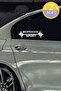 Volkswagen Scirocco - Auto Sticker with Pulse Heartbeat Rhythm White Set of 2 20*7cm - 3