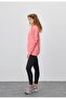Women's Oversize Pink Hooded Sweatshirt - 2
